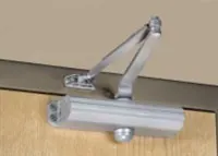 Door closer installed on a door